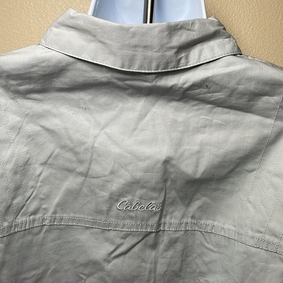 Nwt Cabela’s Outfither Shooting Shirt Size Blue - Picture 6 of 12